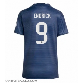 Real Madrid Endrick #9 Tricou Fotbal Replică 2025-26 Femei Deplasare